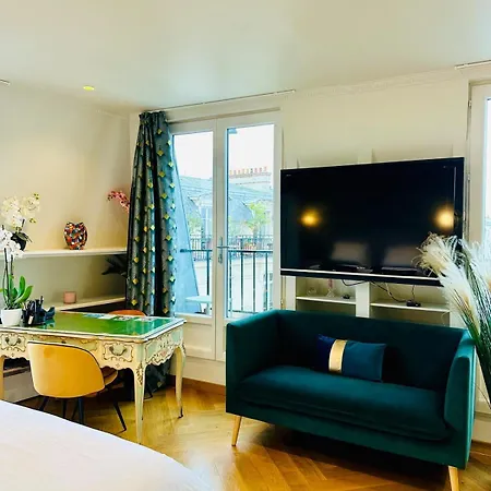 Appartement Beautiful Terrace Invalides And Fireplace