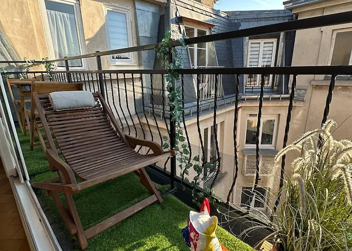 דירה Beautiful Terrace Invalides And Fireplace