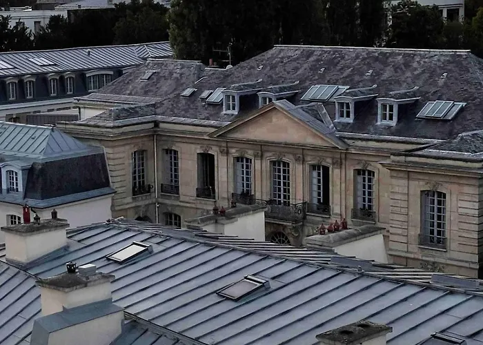 Beautiful Terrace Invalides And Fireplace * פריז