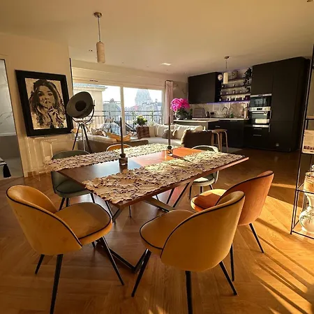 Beautiful Terrace Invalides And Fireplace パリ