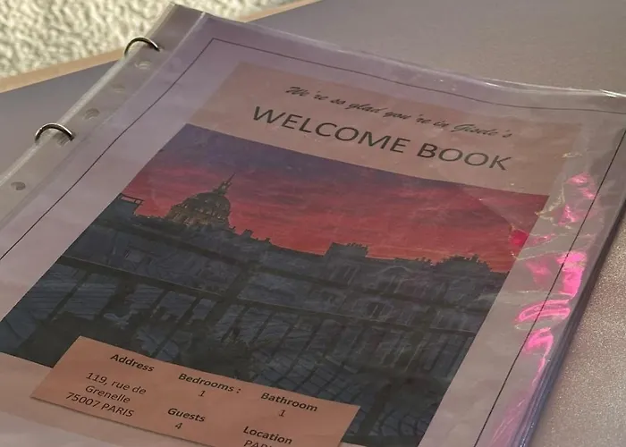 Beautiful Terrace Invalides&fireplace Appartement *