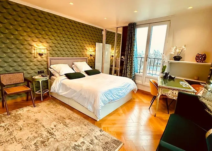 Beautiful Terrace Invalides&fireplace * Paris